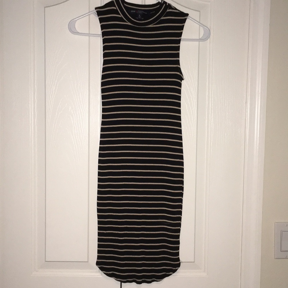 One Clothing - striped body con dress